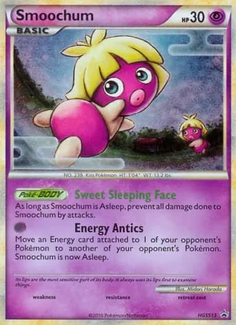 Smoochum Pokémon card #HGSS13