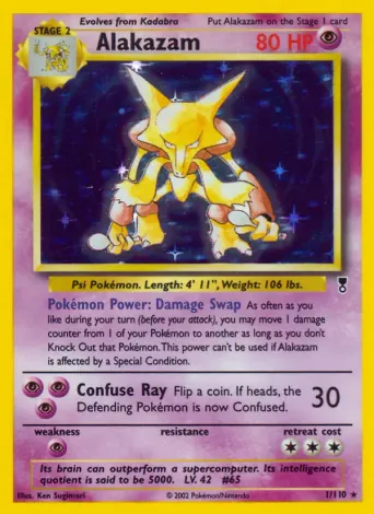 Alakazam Pokémon card #1