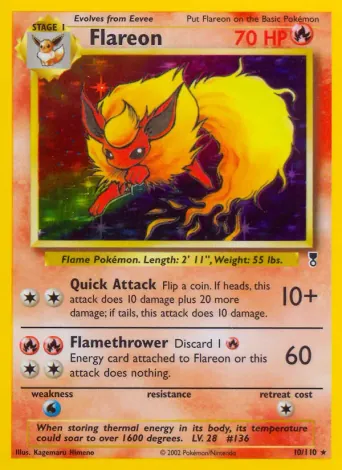 Flareon Pokémon card #10