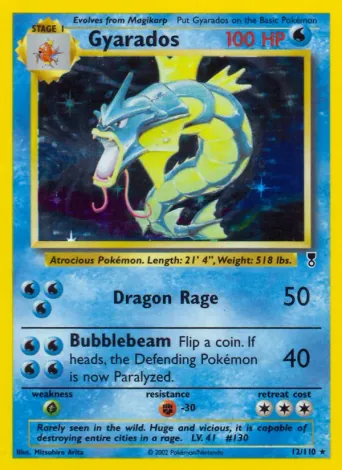 Gyarados Pokémon card #12