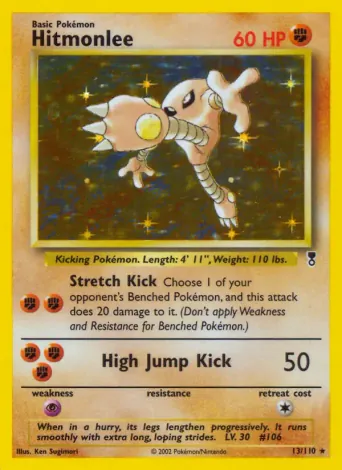 Hitmonlee Pokémon card #13
