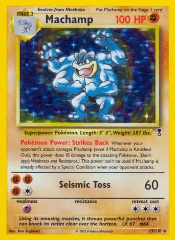 Machamp Pokémon card #15