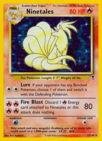 Ninetales Pokémon card #17