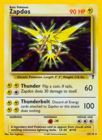Zapdos Pokémon card #19