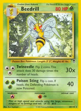 Beedrill Pokémon card #20