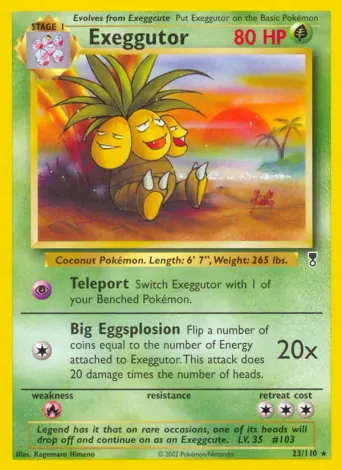 Exeggutor Pokémon card #23
