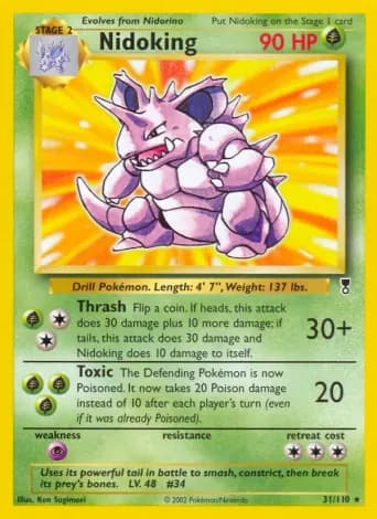 Nidoking Pokémon card #31