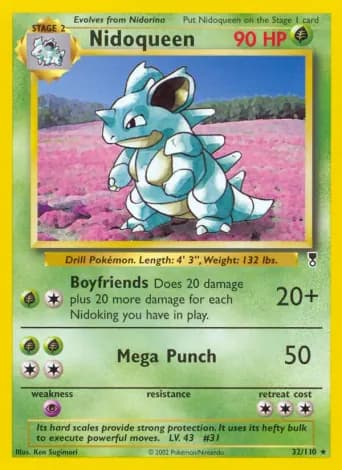 Nidoqueen Pokémon card #32