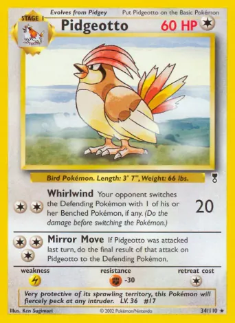 Pidgeotto Pokémon card #34