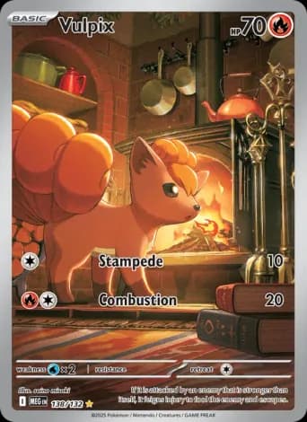 Vulpix Pokémon card #138