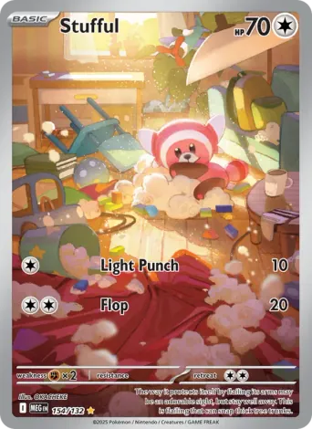 Stufful Pokémon card #154