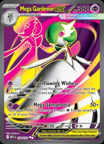 Mega Gardevoir ex Pokémon card #159
