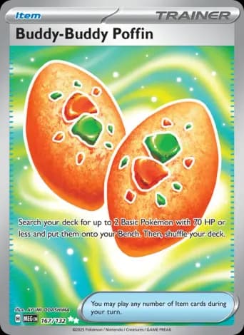 Buddy-Buddy Poffin Pokémon card #167