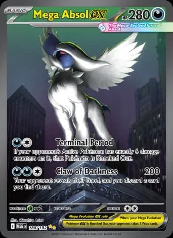 Mega Absol ex Pokémon card #180