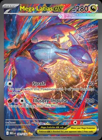 Mega Latias ex Pokémon card #181