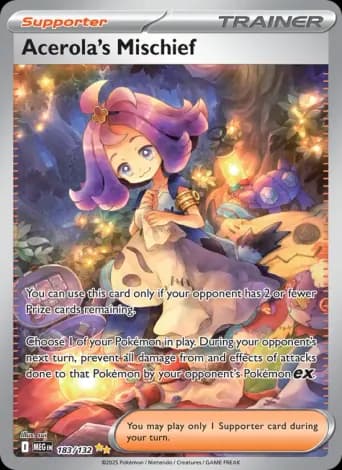 Acerola's Mischief Pokémon card #183