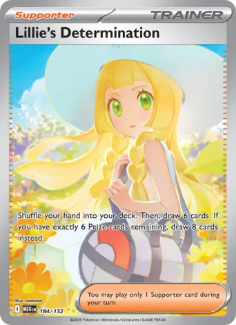 Lillie's Determination Pokémon card #184