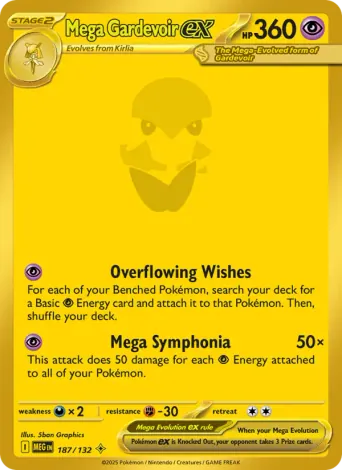 Mega Gardevoir ex Pokémon card #187