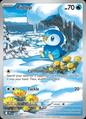 Piplup Pokémon card #98