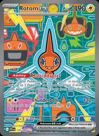 Rotom ex Pokémon card #126