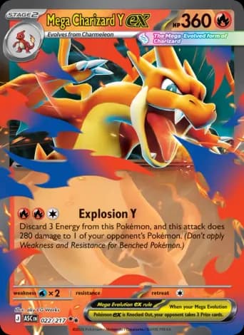 Mega Charizard Y ex Pokémon card #22