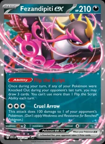 Fezandipiti ex Pokémon card #142