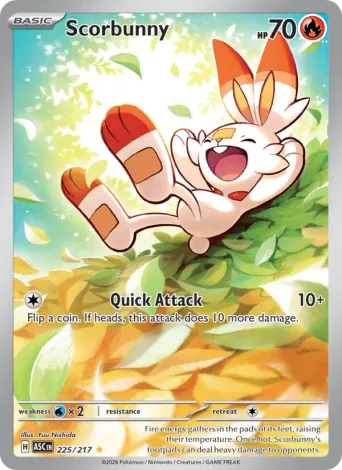 Scorbunny Pokémon card #225