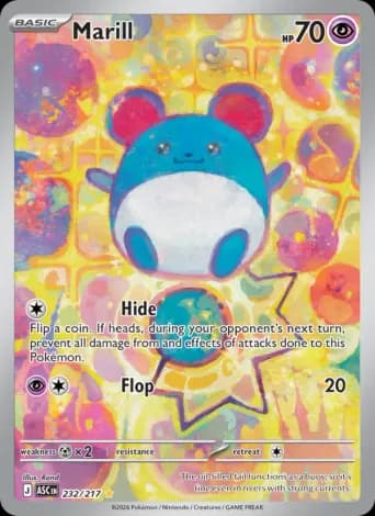 Marill Pokémon card #232