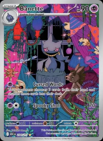Banette Pokémon card #234