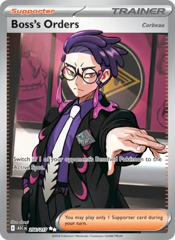 Boss's Orders Pokémon card #256