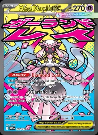 Mega Diancie ex Pokémon card #267