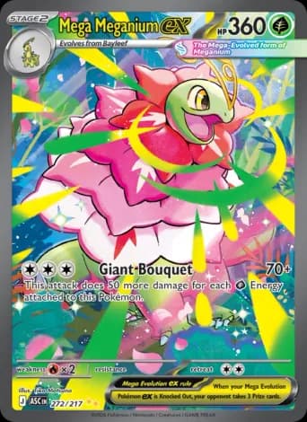 Mega Meganium ex Pokémon card #272