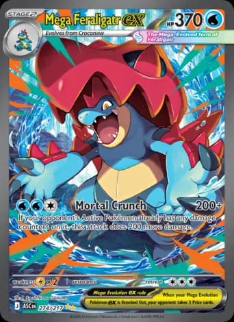 Mega Feraligatr ex Pokémon card #274