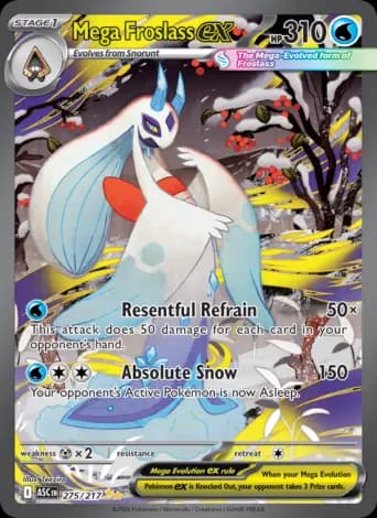 Mega Froslass ex Pokémon card #275