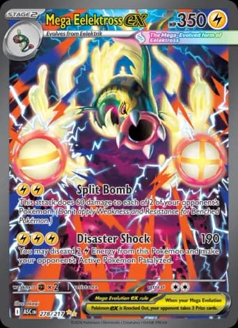 Mega Eelektross ex Pokémon card #278
