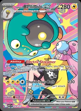 Iono's Bellibolt ex Pokémon card #279