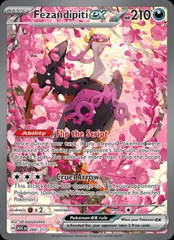 Fezandipiti ex Pokémon card #288