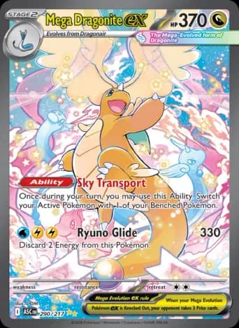 Mega Dragonite ex Pokémon card #290