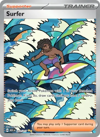 Surfer Pokémon card #293