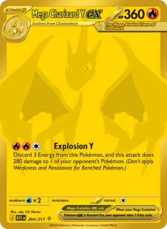 Mega Charizard Y ex Pokémon card #294