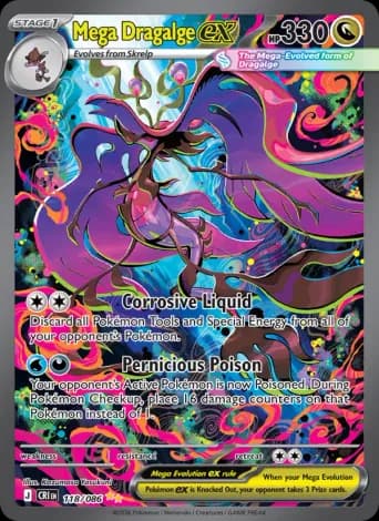 Mega Dragalge ex Pokémon card #118