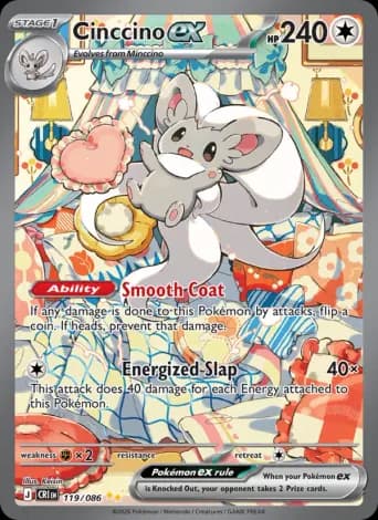 Cinccino ex Pokémon card #119