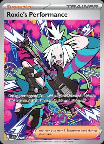Roxie's Performance Pokémon card #121