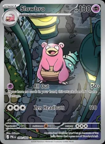 Slowbro Pokémon card #90
