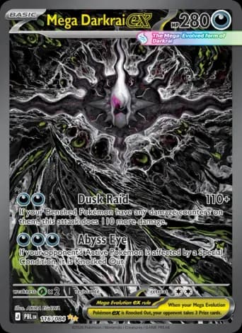 Mega Darkrai ex Pokémon card #116
