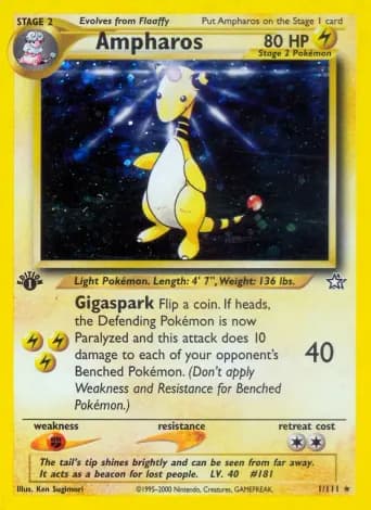 Ampharos Pokémon card #1