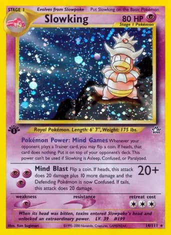Slowking Pokémon card #14