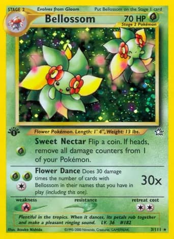 Bellossom Pokémon card #3