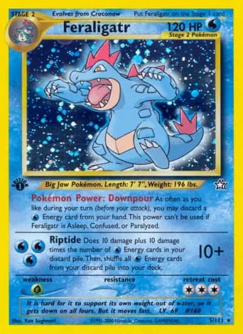 Feraligatr Pokémon card #5