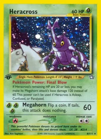 Heracross Pokémon card #6